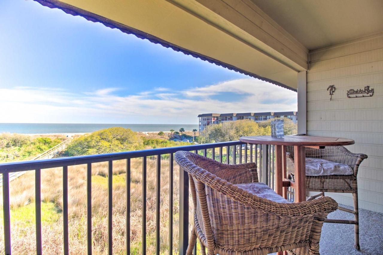 Oceanfront Condo With Beach View, Pool And Tennis! Hilton Head Island Dış mekan fotoğraf