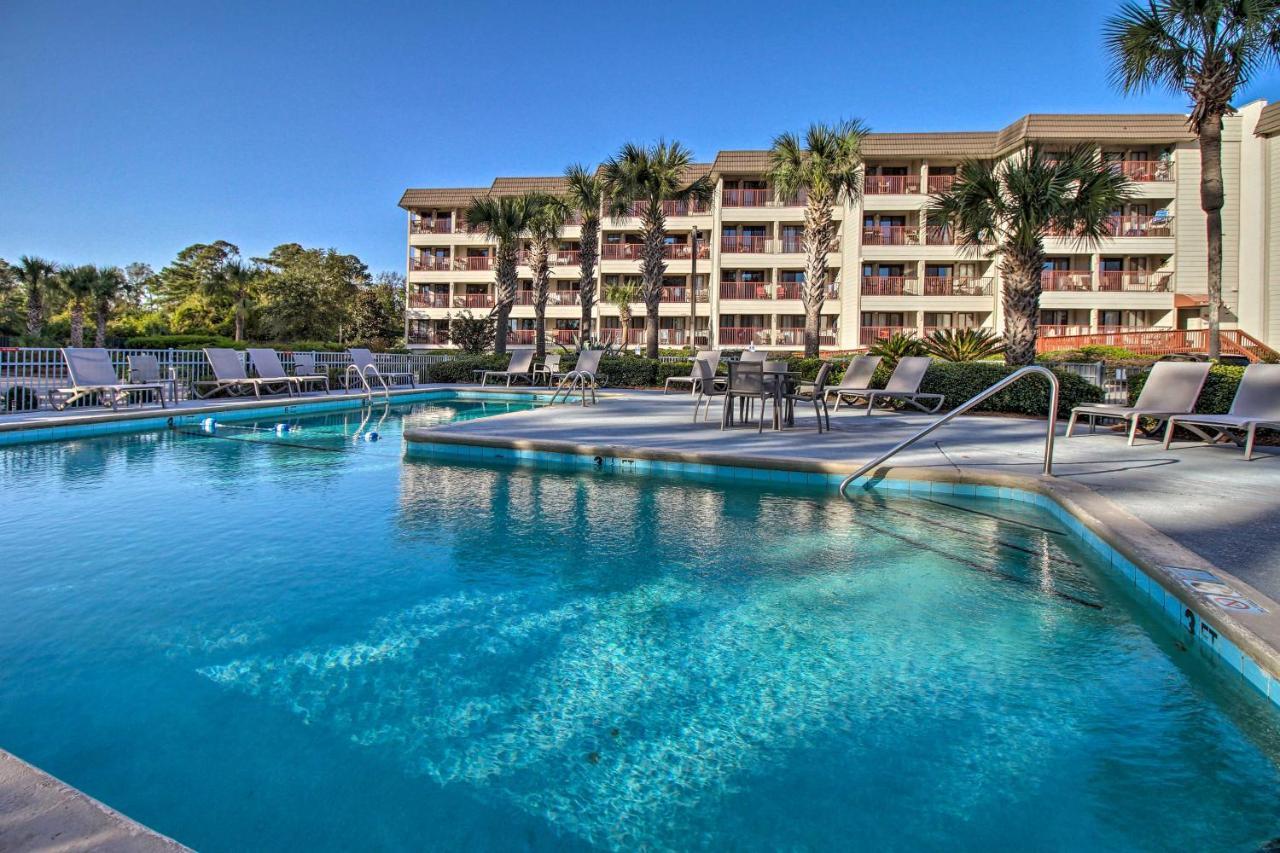 Oceanfront Condo With Beach View, Pool And Tennis! Hilton Head Island Dış mekan fotoğraf