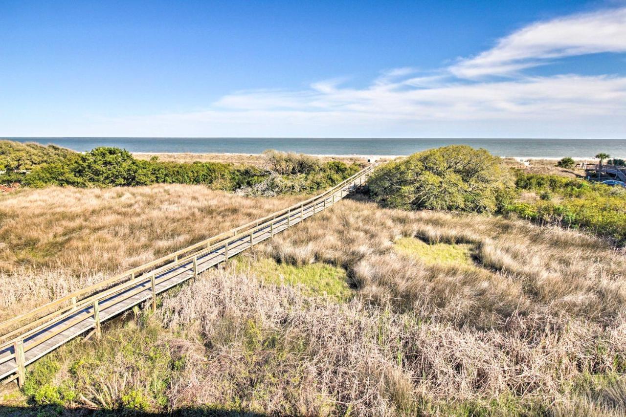 Oceanfront Condo With Beach View, Pool And Tennis! Hilton Head Island Dış mekan fotoğraf