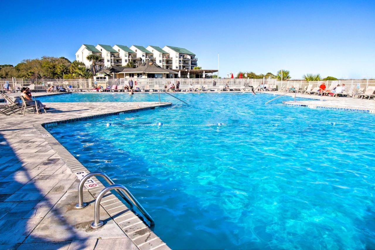 Oceanfront Condo With Beach View, Pool And Tennis! Hilton Head Island Dış mekan fotoğraf